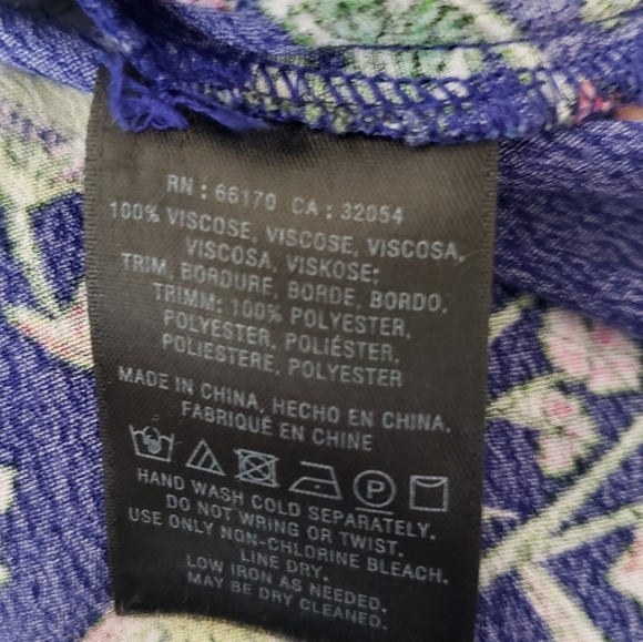 Maeve long sleeve floral ruffled bottom dress size Small - Picture 2 of 8